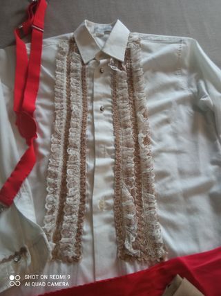 Traje de gitano niño ,talla 32,8 /9 años