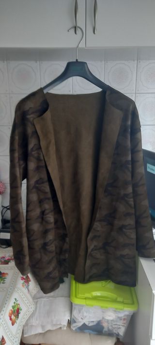 Chaqueta de antelina