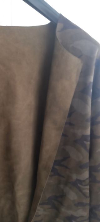Chaqueta de antelina