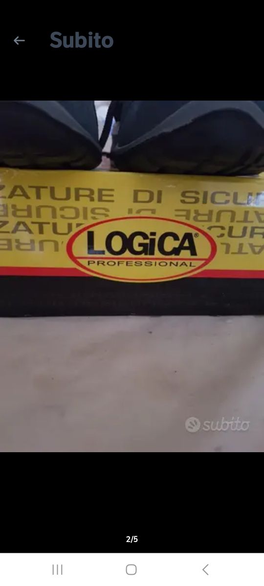 Scarpe antinfortunistica nuove.