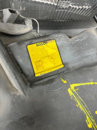 Faros mercedes w126 antiniebla amarillo