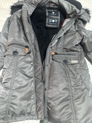 Chaqueta gris marca Navahoo T-XL