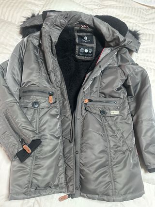 Chaqueta gris marca Navahoo T-XL