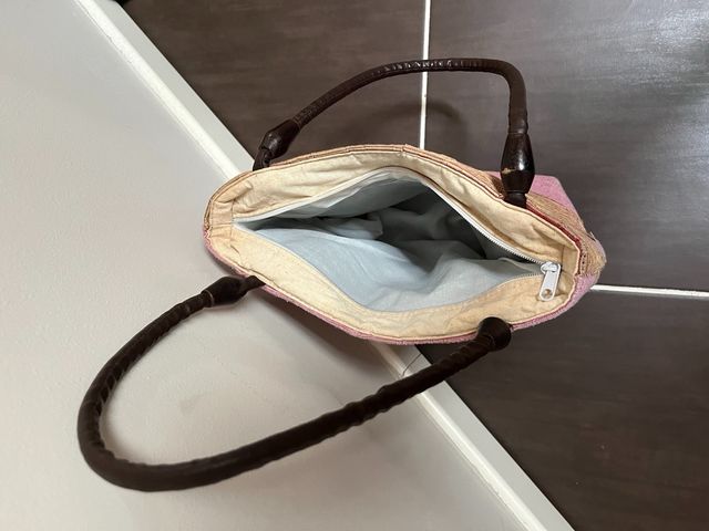 Borsa estiva gialla/rosa