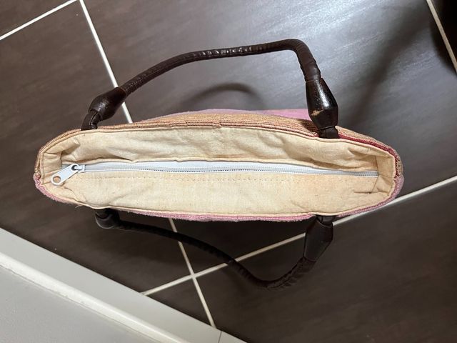 Borsa estiva gialla/rosa