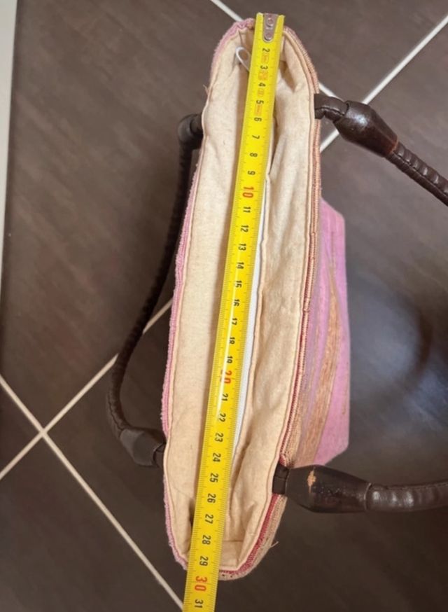 Borsa estiva gialla/rosa