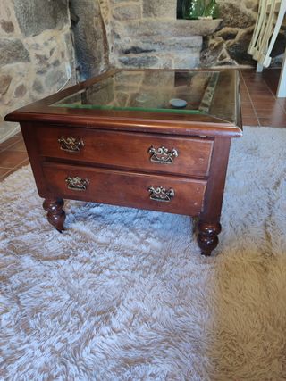 MESA DE CENTRO MADERA 