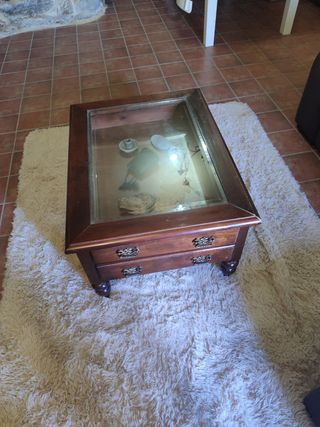 MESA DE CENTRO MADERA 