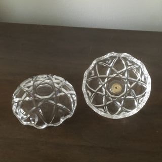 Scatolina cristallo con coperchio ad incastro