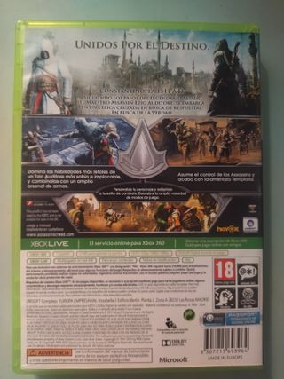  XBOX Assanssins creed revelation
