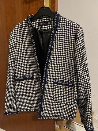 Chaqueta Tweed Zara