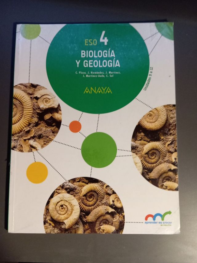 Libro biología y geología