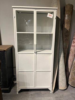 VITRINA BLANCA MIYA ALTA 2 PUERTAS