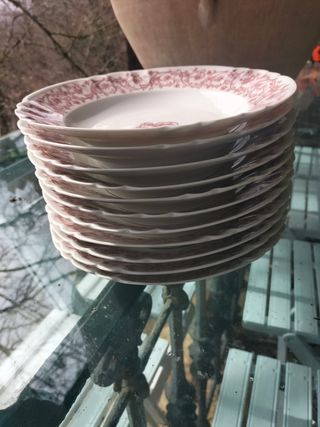 Ser de 12 platos hondos Limoges.