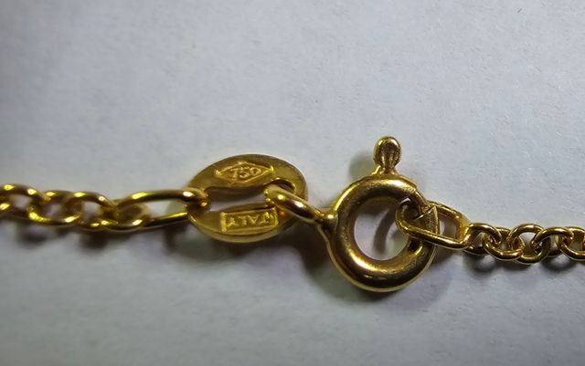 Colgante y cadena oro 18k 44cm 8,42g EN 6 MESES TE