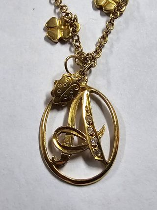 Colgante y cadena oro 18k 44cm 8,42g EN 6 MESES TE