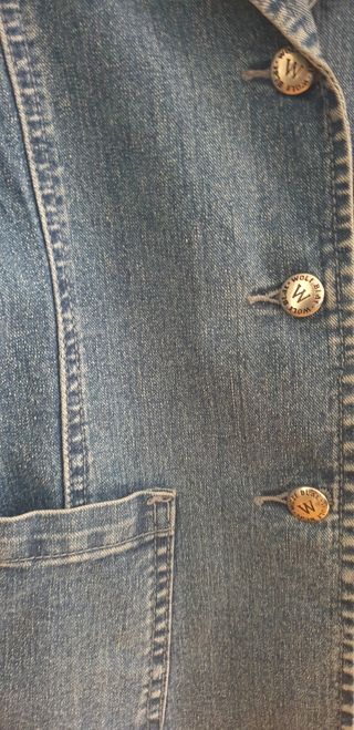 Blazer en tela vaquera