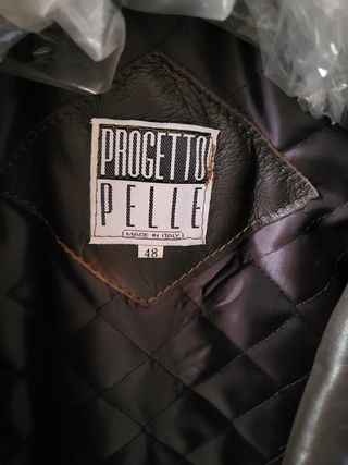 Soprabito in pelle marrone