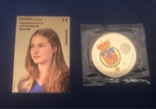 Moneda y Sello Infanta Leonor