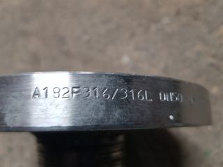 Flangia inox DN 50 con tronchetto 