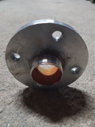 Flangia inox DN 50 con tronchetto 