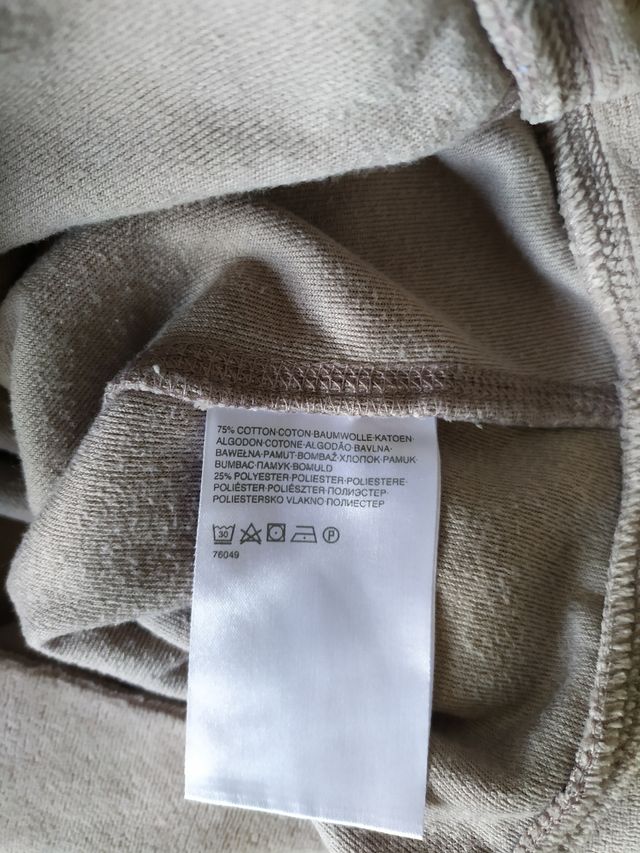 Felpa con zip effetto camoscio