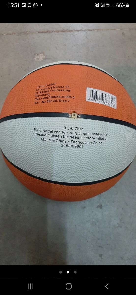 Pelota basket John sports