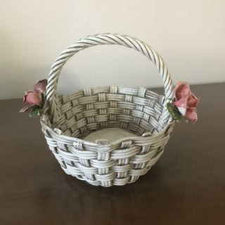 Cestino in ceramica Bassano cm. 18