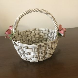 Cestino in ceramica Bassano cm. 18