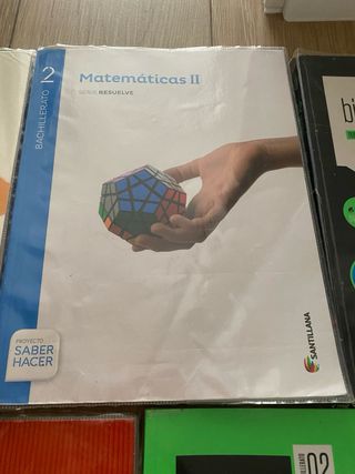Libros 2 bachillerato.