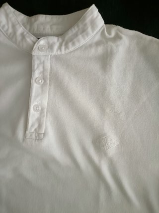 Polo Pull&Bear Talla M | blanco