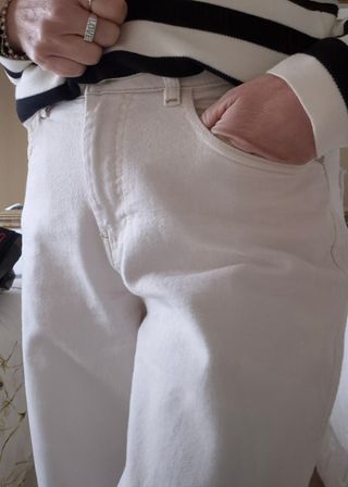 Pantalón Cortefiel Palazzo Blanco