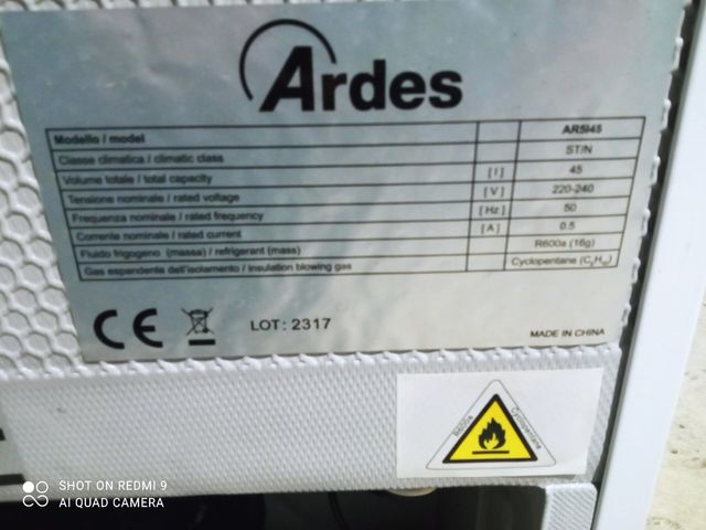 Mini Frigo 45 litri da ricaricare il gas