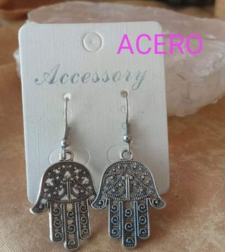 Pendientes de acero inoxidable varios