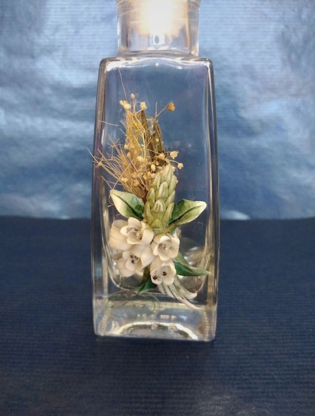 Frasco de vidro decorativo