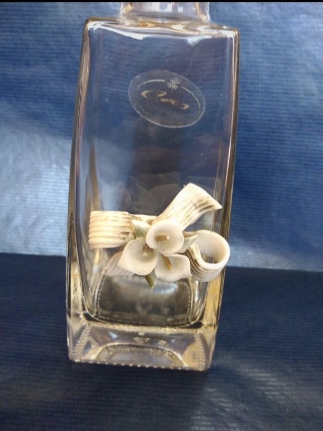 Frasco de vidro decorativo