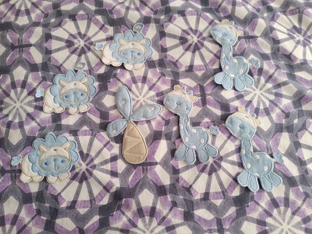 Apliques infantil tela