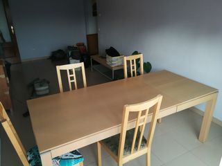 Mesa comedor extensible 