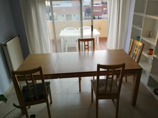 Mesa comedor extensible 