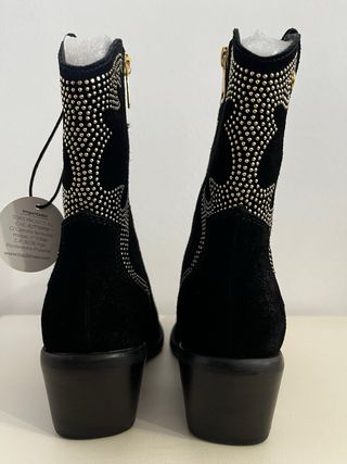 Bota corta serraje piel