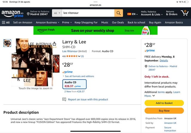 LEE RITENOUR   CDs.    ESTRENAR