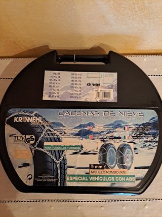 CADENAS COCHE PARA NIEVE - SIN ESTRENAR.