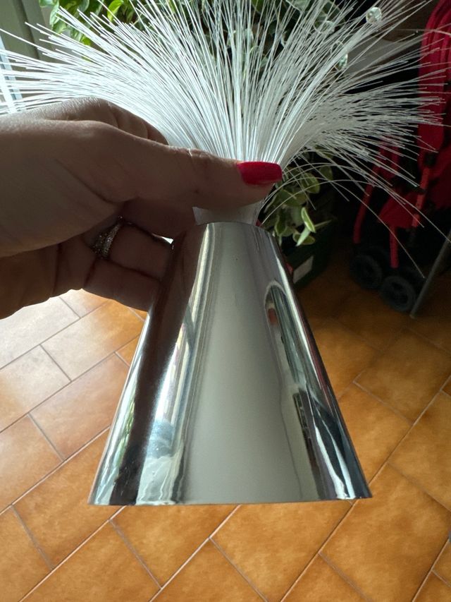 Lampada con fibre ottiche 