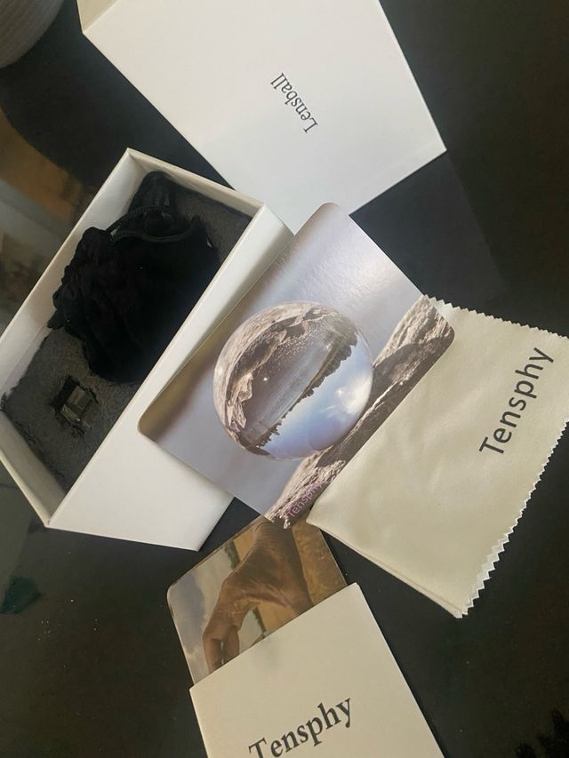 Sfera di vetro per fotografie 