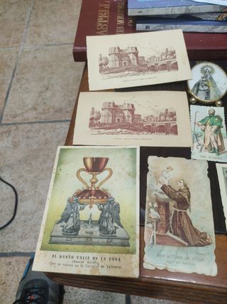 Santos, grabados, y otros(todo antiguo).
