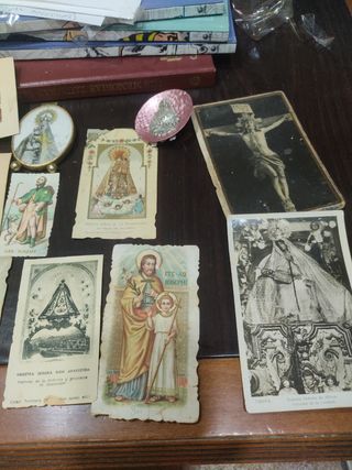 Santos, grabados, y otros(todo antiguo).