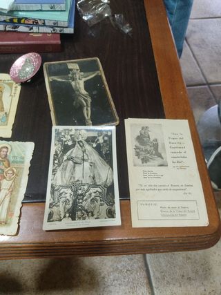 Santos, grabados, y otros(todo antiguo).