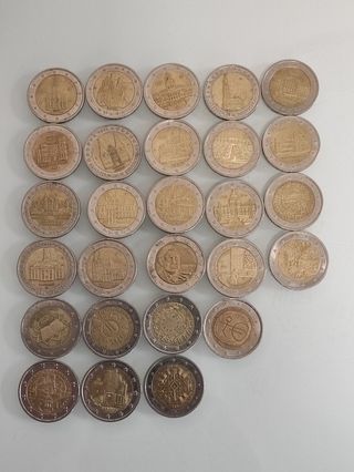 Monedas Alemania 2€ conmemorativ vas circuladas