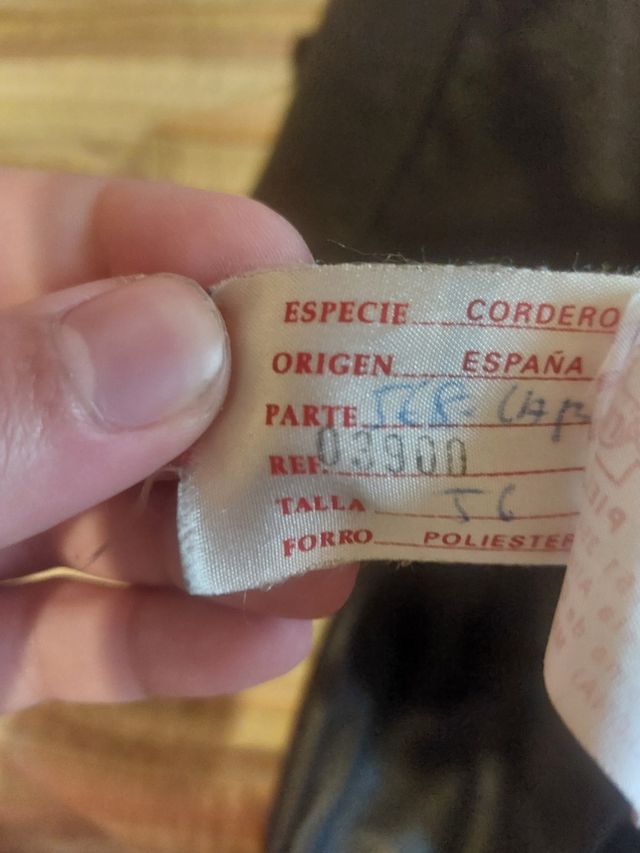 Gabardina de piel Mujer