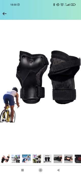Muñequera patinaje talla S